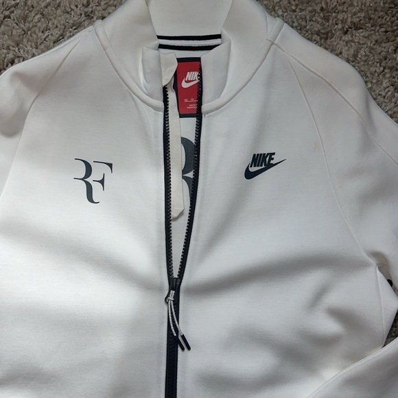 Roger Federer Nike zip up - white mens xs - Picture 2 of 7